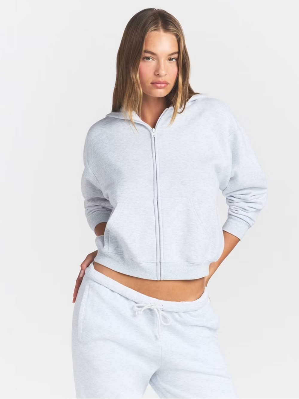 SKIMS Zip Up Hoodie S